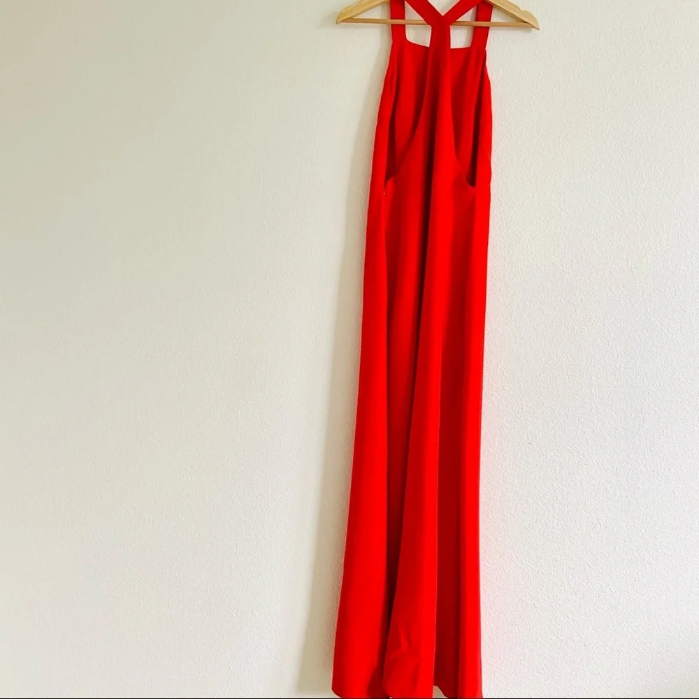 Jill Stuart Vibrant Orange Maxi Dress